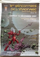 C1 Affiche CAZA Rencontres SEVRES SF 2009 Science Fiction Et Fantasy 30 X 42 Cm  Port Inclus France - Andere & Zonder Classificatie
