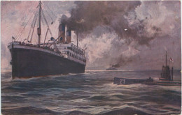 Dampfer - U-Boot - Sottomarini