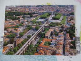 Cpm 34 Montpellier Vue Aérienne - Les Arceaux Et Jardin Du Peyrou - Montpellier