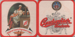 5005646 Bierdeckel Quadratisch - Budweiser (Tschechien) - Beer Mats