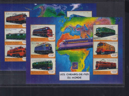 Guinea (Guinée) - 2001 - Trains Of World - Yv 2150DC/DP - Trains