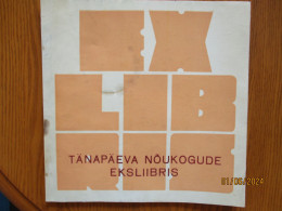 1977 SOVIET BOOKMARKS EXHIBITION CATALOGUE , ESTONIA , LATVIA , UPITIS SIGNED, NUDE  ,4-2 - Marque-Pages
