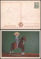 MEXICO ENTERO POSTAL ARTE POPULAR CHARRO DE CARTON - Mexique