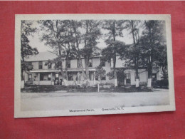 Maplewood Farm. Greenville  New York >   Ref 6418 - Other & Unclassified