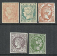 116A-LOTE SELLOS CLASICOS ESPAÑA FALSOS SEGUI.SPAIN CLASSIC STAMPS LOT SEGUI FALSE. SPANIEN CLASSIC STEMPEL LOT SEGUI FA - Postfris – Scharnier