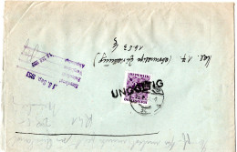 79620 - Österreich - 1953 - Unfrank ZU-OrtsBf WIEN, M S2,50 Portomke, Zurueck Wg Abgelaufer Lagerfrist - Portomarken