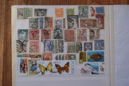 50 X Briefmarken Polen / Polska / Stamp / Pieczęć  -  Gestempelte Marken - Autres & Non Classés