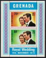 Grenada Princess Anne Royal Wedding MS Def 1973 SG#MS584 Sc#517a - Grenade (...-1974)