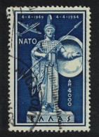 Greece Pallas Athene Fifth Anniversary Of NATO 1954 Canc SG#727 MI#617 - Used Stamps