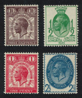 Great Britain Ninth UPU Congress London 4v 1929 MH SG#434-437 - Oblitérés