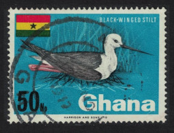 Ghana Black-winged Stilt Bird KEY VALUE 1967 Canc SG#471 - Ghana (1957-...)