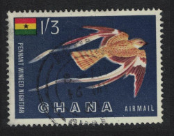 Ghana Pennant-winged Nightjar Bird 1959 Canc SG#226 MI#61 - Ghana (1957-...)