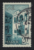 Fr. Morocco Old Moroccan Courtyard 20Fr 1953 Canc SG#408 MI#342 Sc#272 - Gebruikt