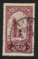 Fr. Morocco Tower Of Hassan Rabat Red Brown 1923 Canc SG#129a MI#56 Sc#96 - Usati