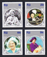 Fiji Life And Times Of Queen Mother 4v 1985 MH SG#701-704 - Fiji (1970-...)