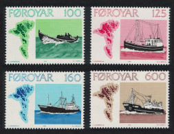 Faroe Is. Faroese Fishing Vessels 4v Def 1977 SG#23-26 MI#24-27 Sc#24-27 - Féroé (Iles)