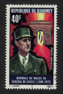 Dahomey General Charles De Gaulle 2v 1971 CTO SG#427 MI#444 Sc#C136 - Bénin – Dahomey (1960-...)