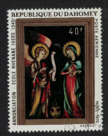 Dahomey 'The Annunciation' Christmas Painting 1970 CTO SG#423 MI#439 Sc#C132 - Bénin – Dahomey (1960-...)