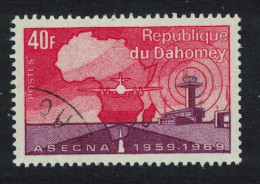 Dahomey Aerial Navigation Security Agency ASECNA 1970 CTO SG#401 MI#418 Sc#269 - Benin – Dahomey (1960-...)