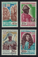 Dahomey Ardres Embassy To Louis XIV Of France 4v 1970 CTO SG#405-408 MI#422-425 Sc#271-274 - Benin - Dahomey (1960-...)