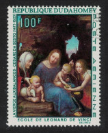 Dahomey 'The Virgin Of The Scales' By Da Vinci Painting 1969 CTO SG#361 MI#377 Sc#C95 - Bénin – Dahomey (1960-...)