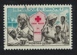 Dahomey Red Cross 30F Key Value 1962 CTO SG#171 MI#199 Sc#159 - Benin – Dahomey (1960-...)