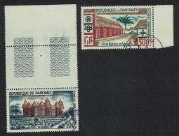 Dahomey Local Life And Architecture 2v High Values T1 1960 CTO SG#145-146 MI#173-174 - Benin – Dahomey (1960-...)