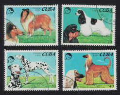 Caribic Dogs 4v 1994 CTO SG#3916-3919 - Usati