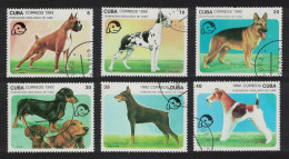 Caribic Dogs 6v 1992 CTO SG#3708-3713 - Oblitérés