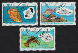 Caribic Fish Lobster 3v 1990 CTO SG#3534-3536 - Usati