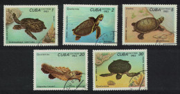 Caribic Turtles 5v 1983 CTO SG#2923-2927 - Gebraucht