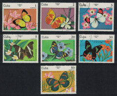 Caribic Butterflies 7v 1984 CTO SG#2976-2982 - Gebraucht