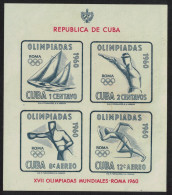 Caribic Sailing Boxing Shooting Olympic Games MS Def 1960 SG#MS958 Sc#C213a - Usados