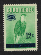 Caribic Common Caracara Bird Ovpt 12c 1959 MH SG#910 - Unused Stamps