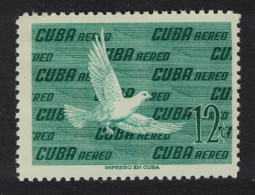 Caribic Plain Pigeon Bird 12c Green 1956 MH SG#783 - Unused Stamps