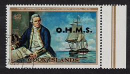 Cook Is. Captain Cook Overprint 'O.H.M.S.' Margin 1978 Canc SG#O29 - Cook