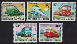 Chad Trains 5v 1972 CTO MI#542-546 - Tchad (1960-...)