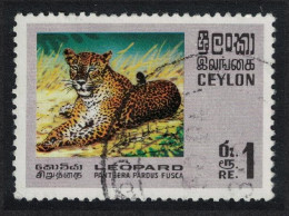 Ceylon Leopard 1R 1970 Canc SG#564 - Sri Lanka (Ceylon) (1948-...)