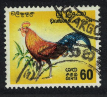 Ceylon Jungle Fowl Bird 60 Cents 1964 Canc SG#494 - Sri Lanka (Ceylon) (1948-...)