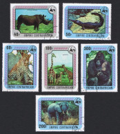 Central African Empire WWF Endangered Species 6v 1978 CTO SG#550-555 MI#532-537 Sc#323-328 - Zentralafrik. Republik
