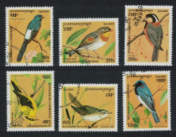 Cambodia Birds 6v 1996 CTO SG#1532-1537 - Kambodscha