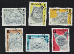 Bulgaria Cats 6v 1989 Canc SG#3658-3663 - Used Stamps