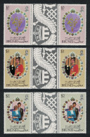 Brunei Charles And Diana Royal Wedding Gutter Pairs 1981 MH SG#306w MI#254 - Brunei (...-1984)