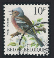 Belgium Chaffinch Bird Buzin 'Pinson' 10f 1990 Canc SG#2854 MI#2404 Sc#1230 - Gebraucht