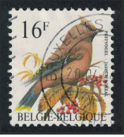 Belgium Bohemian Waxwing Bird Buzin 'Jaseur Boreal' 16f 1994 Canc SG#3088a MI#2586y Sc#1447 - Used Stamps