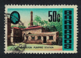 Barbados 50c. - Bowmanston Pumping Station 1970 Canc SG#411 - Barbades (1966-...)