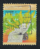 Australia Sulphur-crested Cockatoo Bird 1987 Canc SG#1073 - Gebraucht