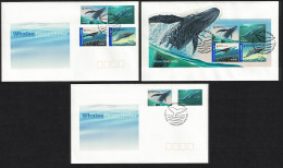 Australia WWF Whales Down Under FDCs Set Of 3 2006 SG#2659-MS2663 - Oblitérés