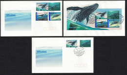 Australia WWF Whales Down Under FDCs Set Of 3 2006 SG#2659-MS2663 - Gebruikt