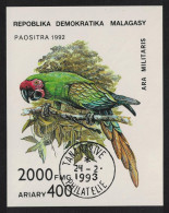 Malagasy Rep. Parrots MS 1993 CTO SG#MS962 MI#Block 209 - Madagaskar (1960-...)